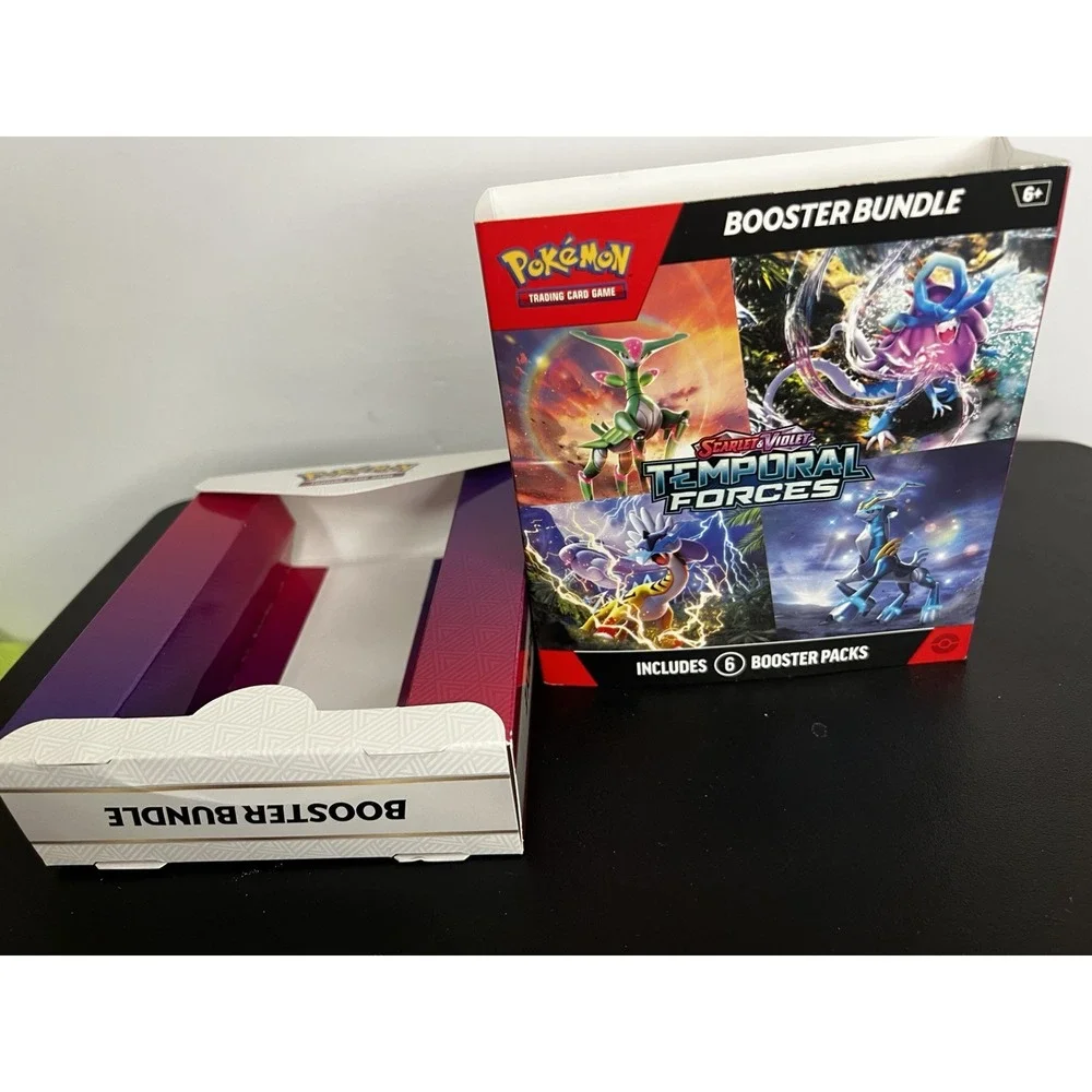 Pokemon Temporal Forces‎ Booster Bundle Box Empty Scarlet Violet No Cards